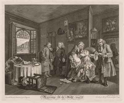 Marriage à la Mode: The Death of the Countess by William Hogarth