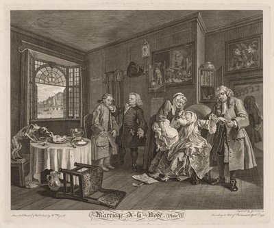 Marriage à la Mode: The Death of the Countess, 1745 by William Hogarth