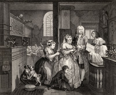 Married to an Old Maid, Plate V from 