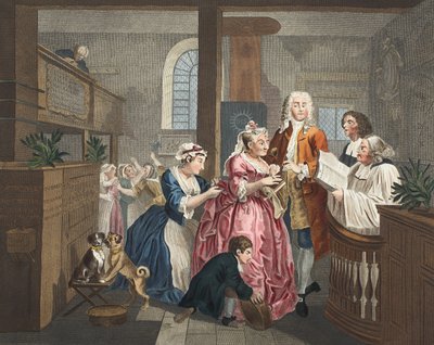 Married to an Old Maid, plate V from 