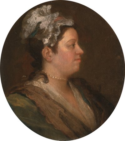 Mary Hogarth (1699-1741), c.1740 (pre-conversation) by William Hogarth