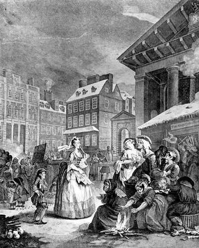 Morning Four Times of the Day by William Hogarth