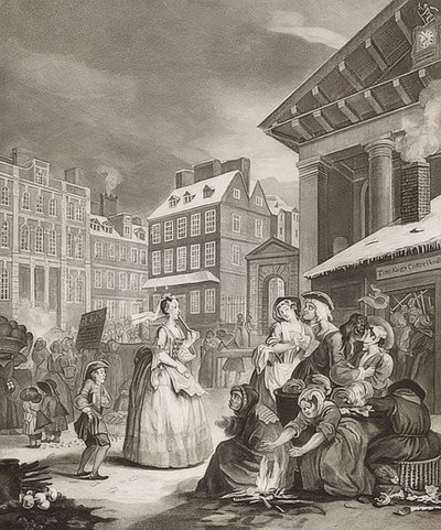 Morning. From: The Four Times of the Day. 1738 by William Hogarth