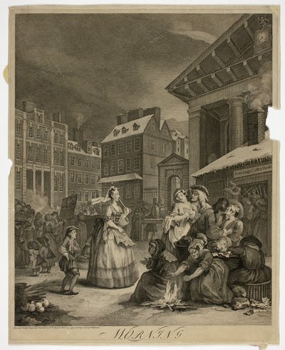 Morning, Plate One from The Four Times of the Day by William Hogarth