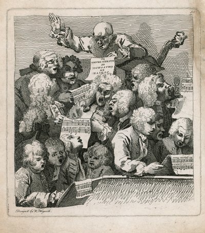 Musicians by William Hogarth