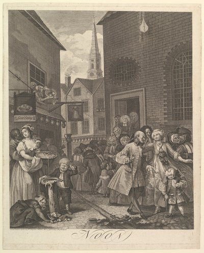 Noon The Four Times of Day by William Hogarth