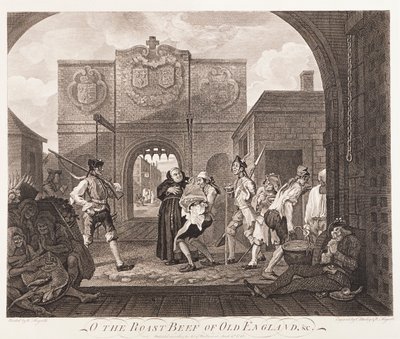 O the Roast Beef of Old England, 1749 by William Hogarth