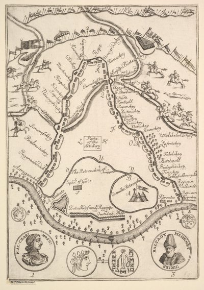 Parke of the Artillery from Aubry de La Mottraye