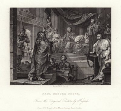 Paul Before Felix by William Hogarth