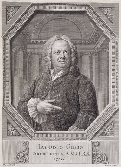 Portrait of James Gibbs from 