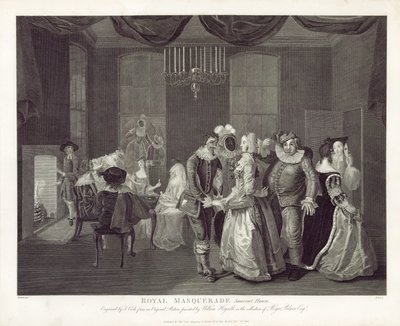 Royal Masquerade, Somerset House by William Hogarth