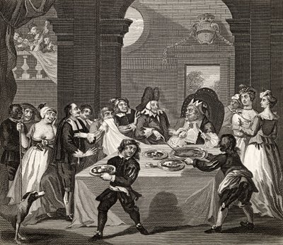 Sancho at the Feast Starved by his Physician, from 