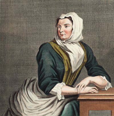Sarah Malcolm in Newgate Prison, illustration from 
