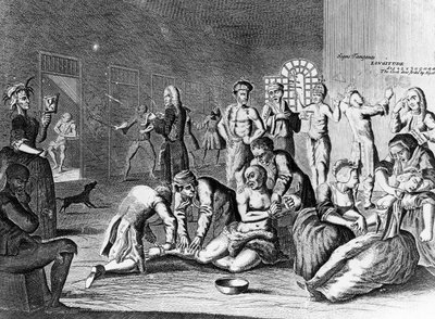 Scene in a Madhouse, from A Rake