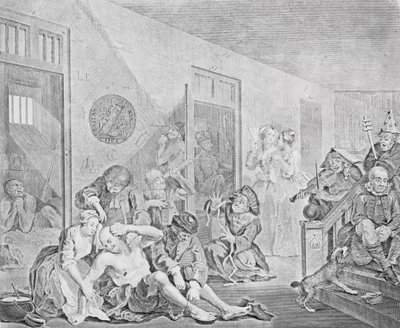 Scene in a Madhouse, from A Rake