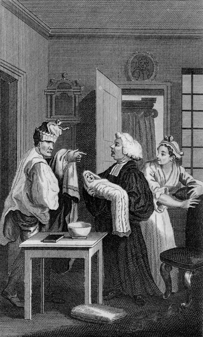 Second Frontispiece to Tristram Shandy by William Hogarth