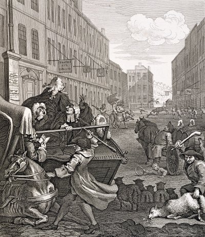 Second Stage of Cruelty by William Hogarth