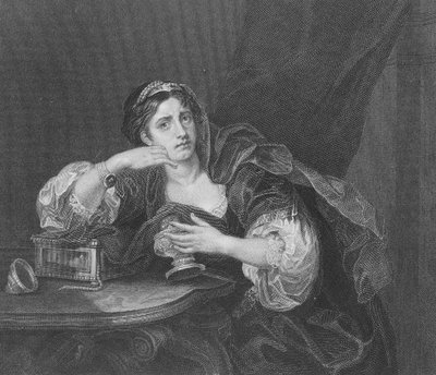 Sigismonda with the Heart of her Husband, engraved by T.W. Shaw, from 
