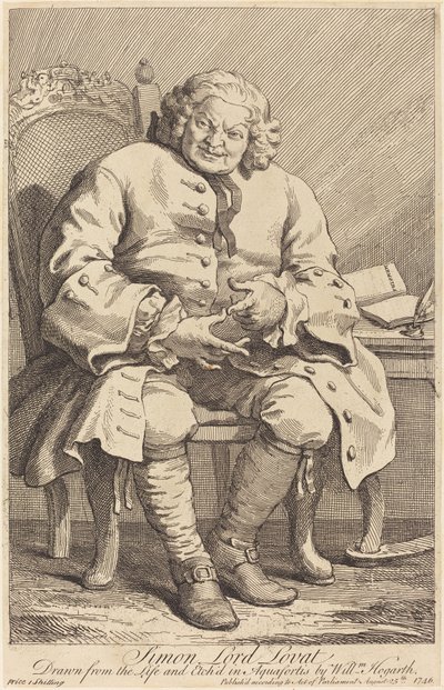 Simon Lord Lovat by William Hogarth