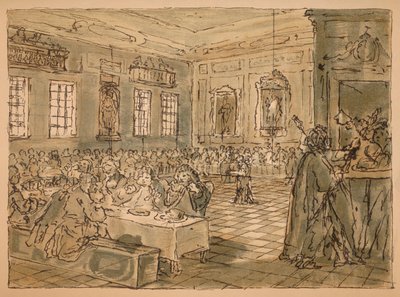 Sketch for Industry and Idleness - Plate VIII, 1747 by William Hogarth