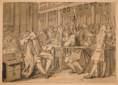 Sketch for Industry and Idleness - Plate X, 1747 by William Hogarth