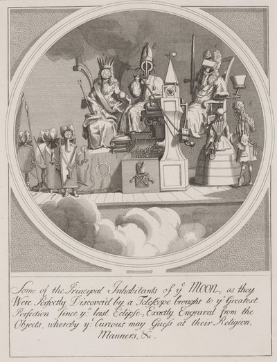 Some of the Principal Inhabitants of ye Moon: Royalty, Episcopacy and Law by William Hogarth