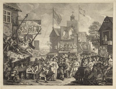 Southwark Fair by William Hogarth
