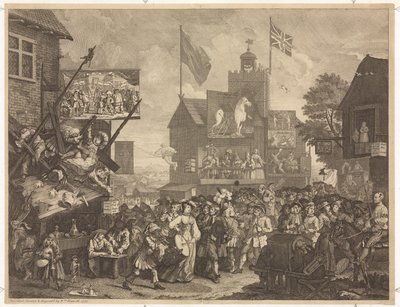Southwark Fair by William Hogarth