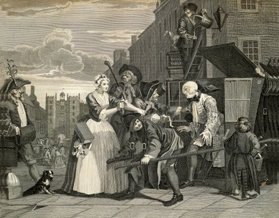 Street Scenes in London by William Hogarth