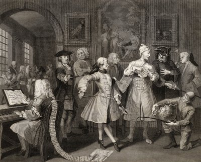 Surrounded by Artists and Professors, Plate II from 