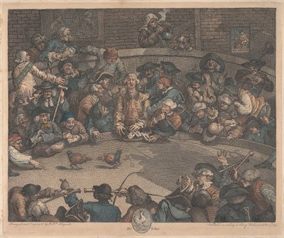 Royal Sport, Pit Ticket by William Hogarth
