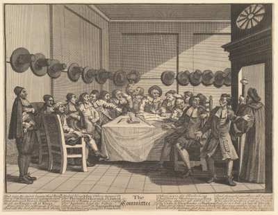 The Committee, Twelve Large Illustrations for Samuel Butler