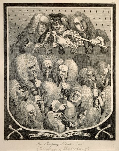 The Company of Undertakers by William Hogarth