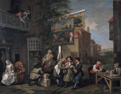 The Election II: Canvassing for Votes by William Hogarth