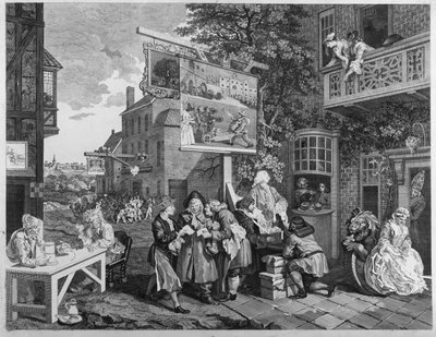 The Election II: Canvassing for Votes, Engraved by Charles Grignion (1717-1810) 1757 by William Hogarth