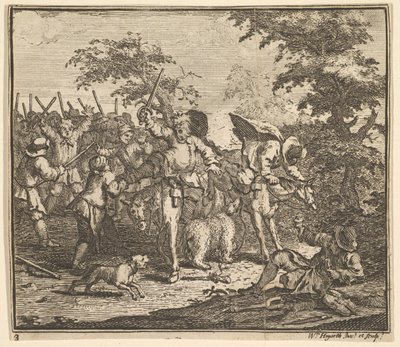 The Encounter with Talgol and Magnano, Seventeen Small Illustrations for Samuel Butler