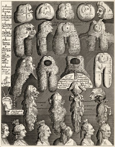 The Five Orders of Perriwigs, from 