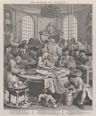 The Fourth Stage of Cruelty: The Reward of Cruelty by William Hogarth