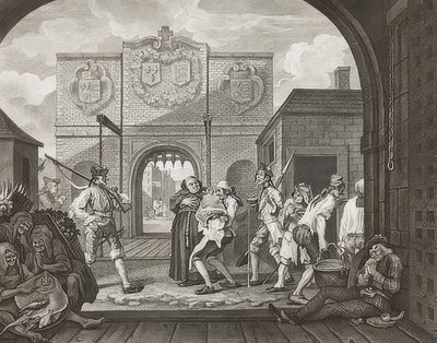 The Gate of Calais, or O the Roast Beef of Old England. 1749 by William Hogarth