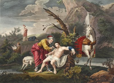 The Good Samaritan, illustration from 