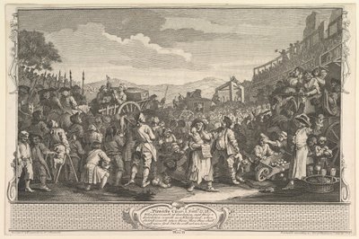 The Idle Prentice Executed at Tyburn (Industry and Idleness, plate 11) by William Hogarth