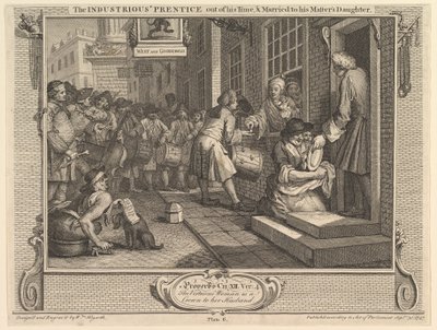 The Industrious Prentice Out of his Time and Married to his Master