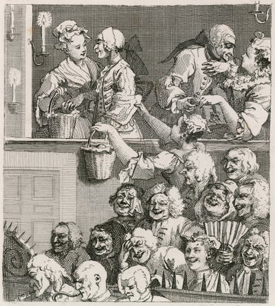 The Laughing Audience by William Hogarth