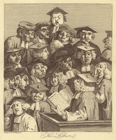 The Lecture by William Hogarth