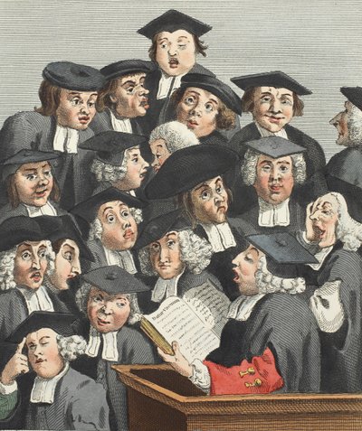 The Lecture, illustration from 