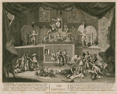 The Lottery by William Hogarth