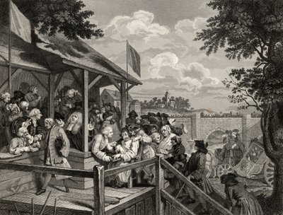 The Polling by William Hogarth