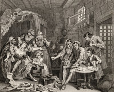 The Prison Scene, Plate VII from 