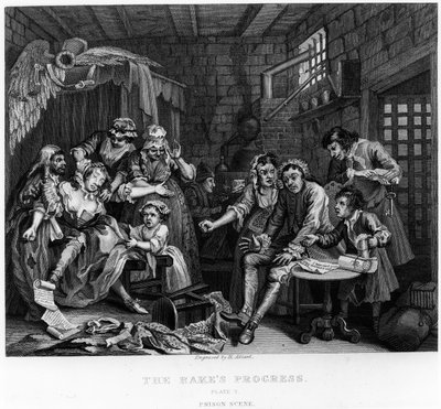 The Rake in Prison, plate VII, from 