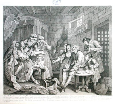 The Rake in Prison, plate VII, from 